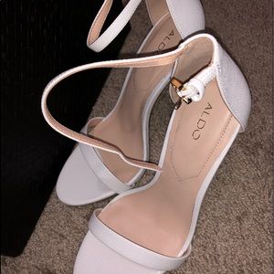 Aldo White Caraa Heels